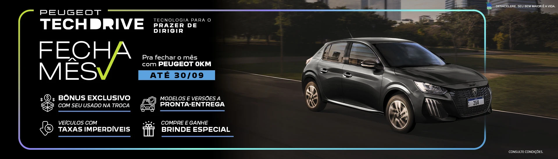 Peugeot Fecha Mês Banner SiteWeb